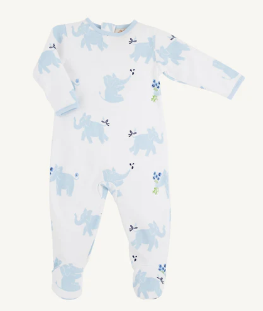 Rock Me Romper - Precious Peanuts (Blue)