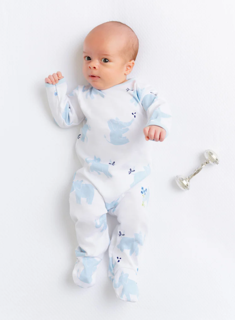 Rock Me Romper - Precious Peanuts (Blue)