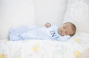 Twinkle Twinkle 2-in-1 Gown - Buckhead Blue