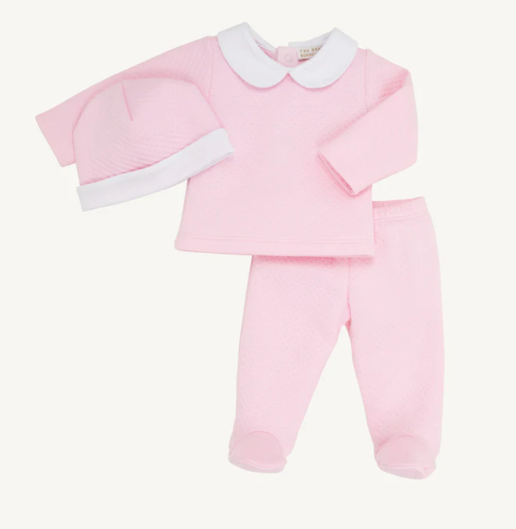 Hart's Hold Me Set (Pima Jacquard) - Palm Beach Pink