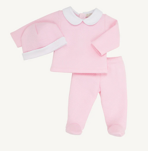 Hart's Hold Me Set (Pima Jacquard) - Palm Beach Pink