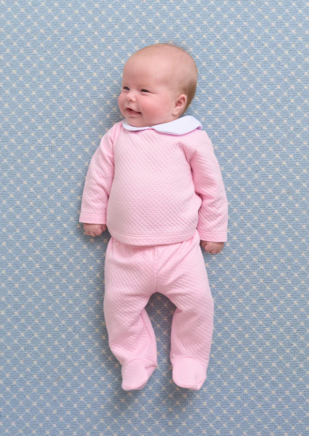Hart's Hold Me Set (Pima Jacquard) - Palm Beach Pink