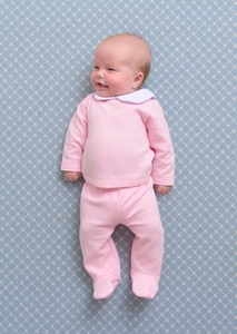 Hart's Hold Me Set (Pima Jacquard) - Palm Beach Pink
