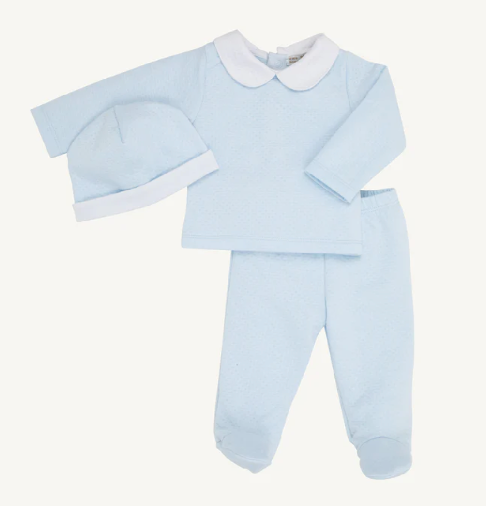 Hart's Hold Me Set (Pima Jacquard) - Buckhead Blue