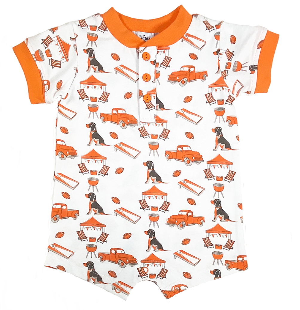 Hound Dog Boy's Romper