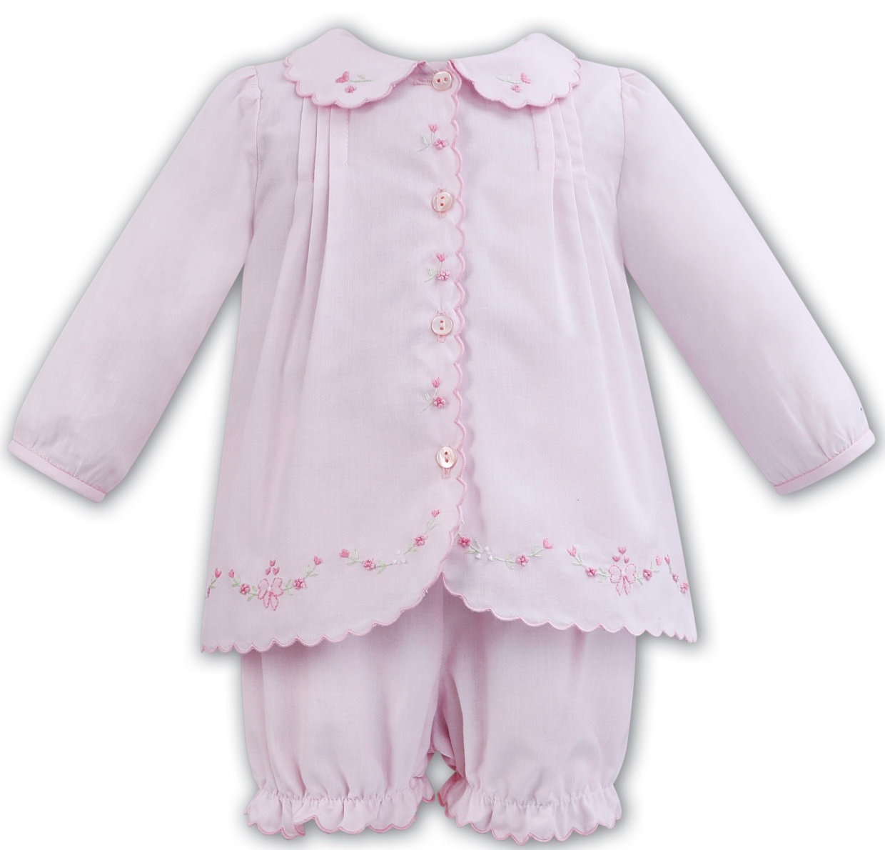 Pink Heritage Long-Sleeved 2 Piece Set