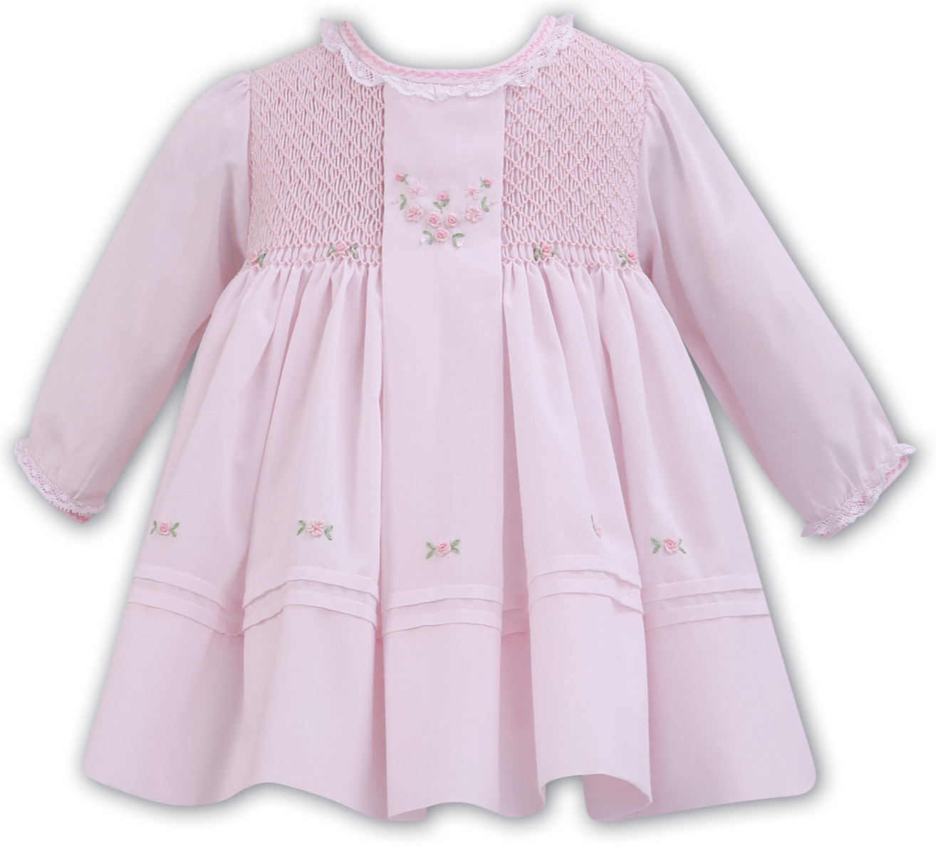 Pink Heritage Long-Sleeved Pastel Dress