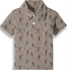Football Short Sleeve Polo