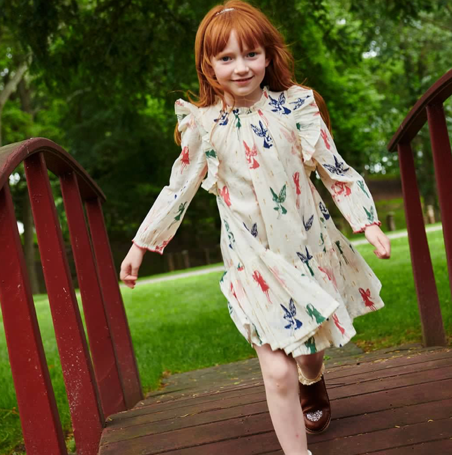 Girls Harper Dress - Woodland Fairies