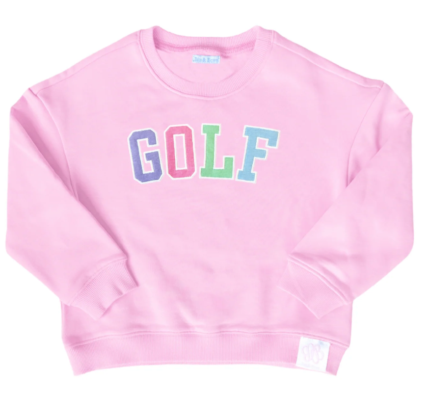 Pink Golf Sweatshirt