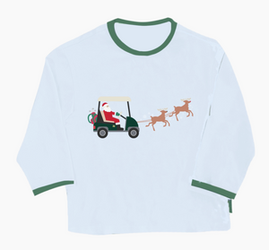 Golf Cart Santa Long Sleeve T-Shirt