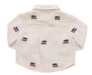 Boys Jack Shirt - Tree Farm Embroidery