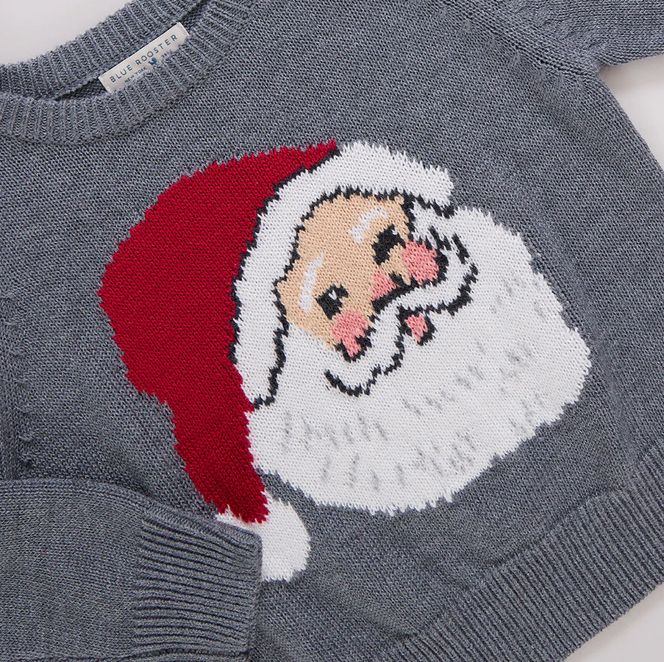 Boys Oliver Sweater - Santa