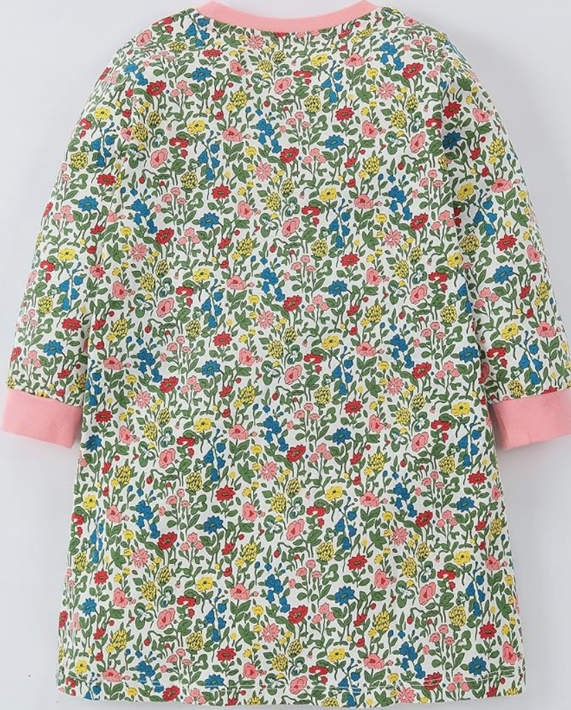 Flower Dinosaur Dress