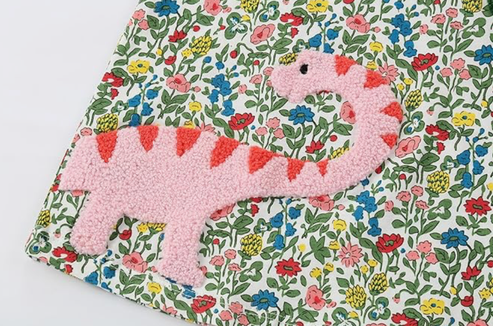 Flower Dinosaur Dress
