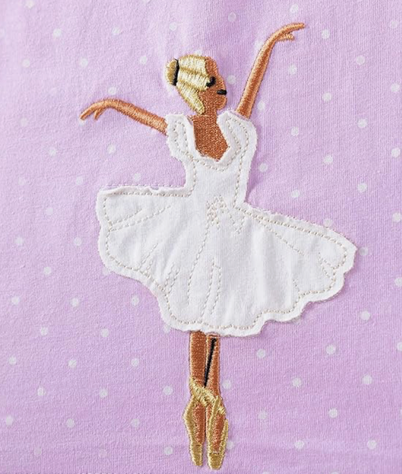 Purple Dot Ballerina Dress