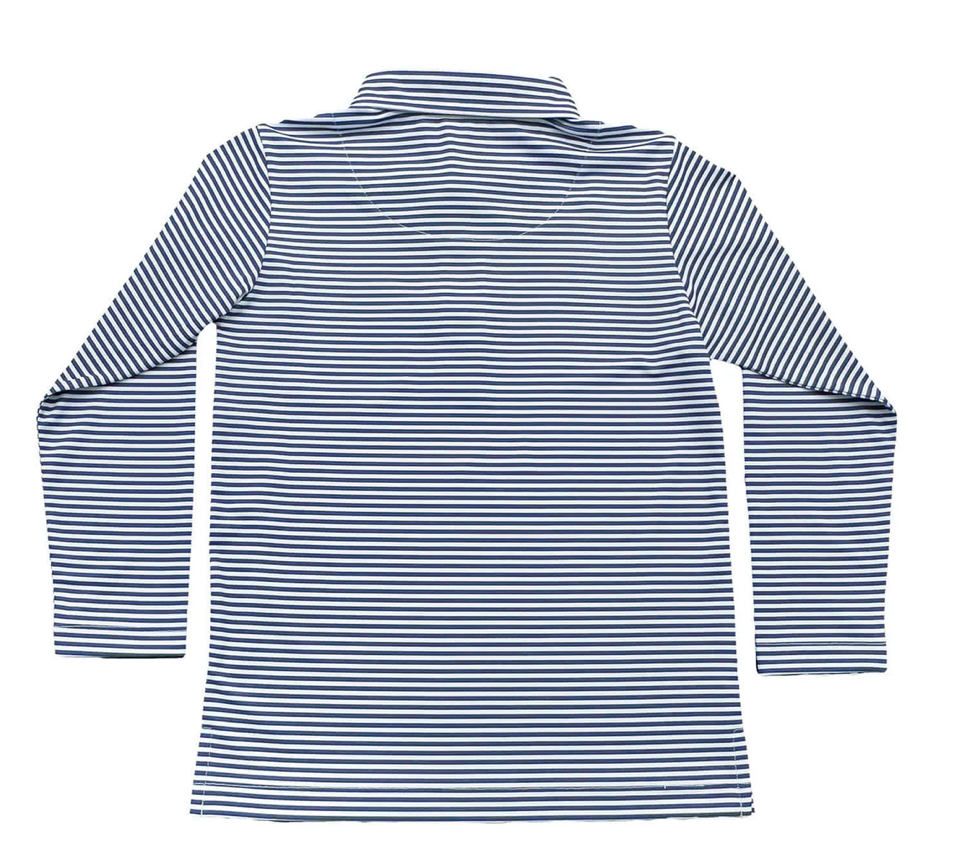 Navy Long Sleeve Inshore Performance Polo