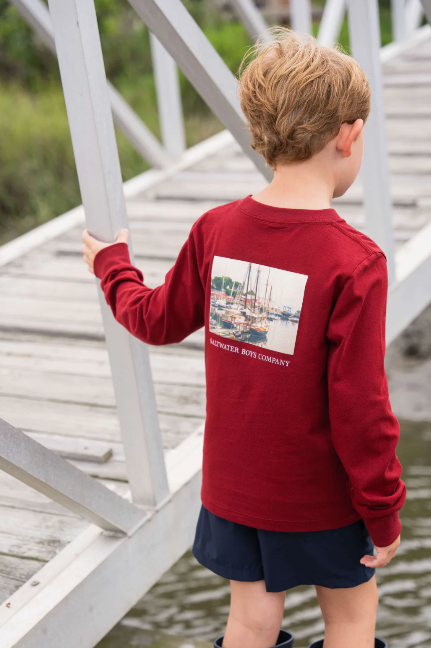 Harbor Boats Long Sleeve Graphic Tee