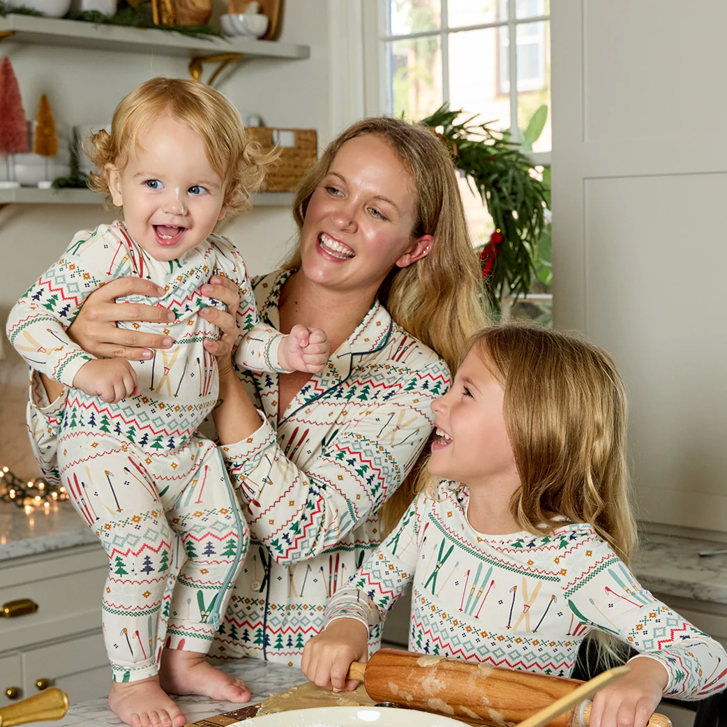 Ski Fair Isle Baby Bamboo Romper