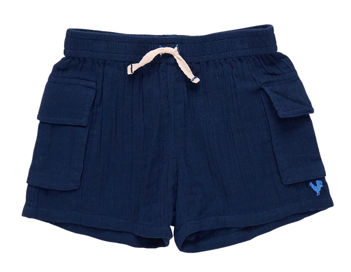 Navy Boys Pull On Short