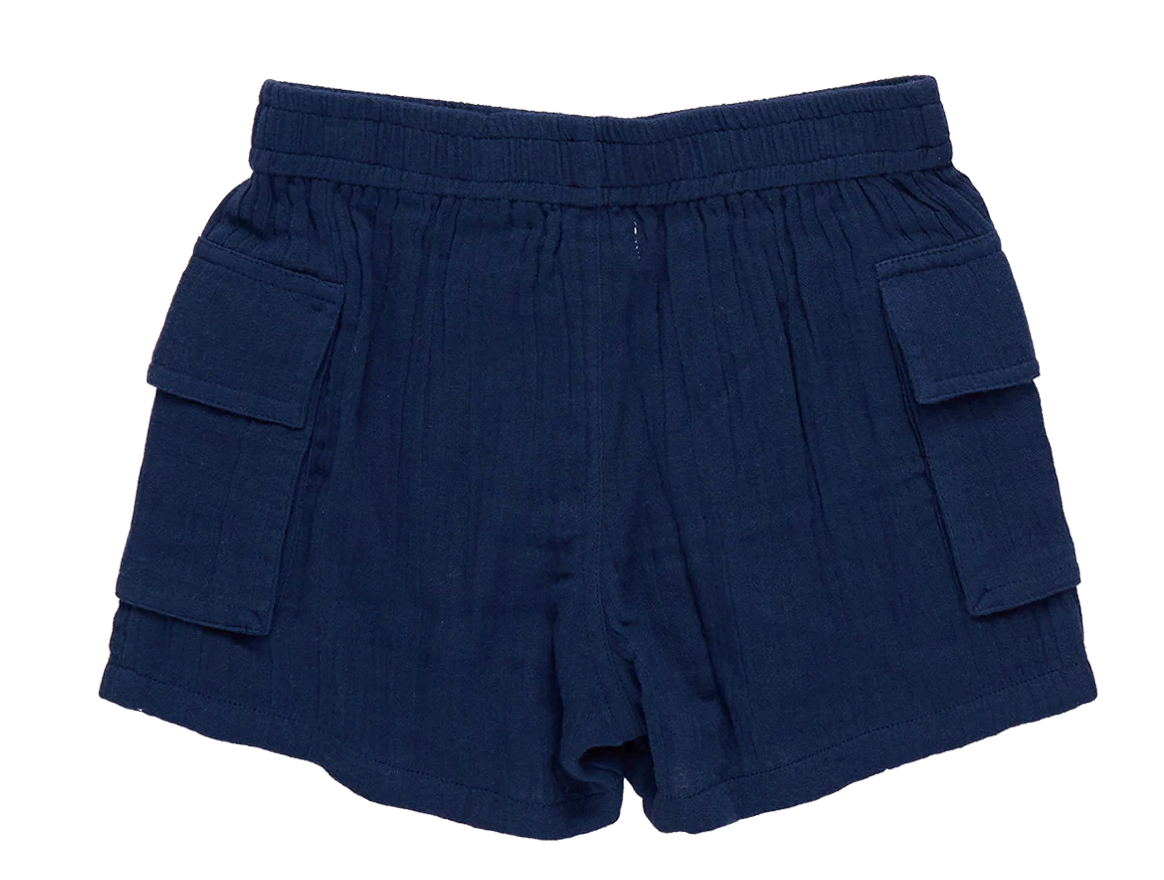 Navy Boys Pull On Short