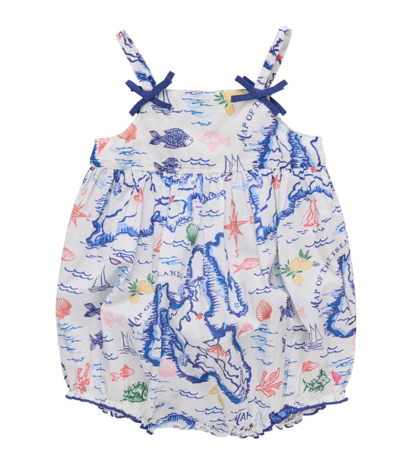 Baby Girls Tia Bubble - Island Map