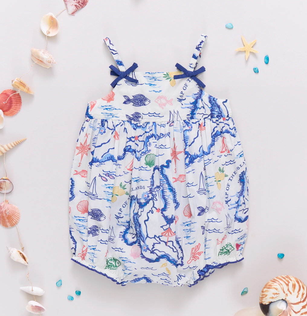 Baby Girls Tia Bubble - Island Map