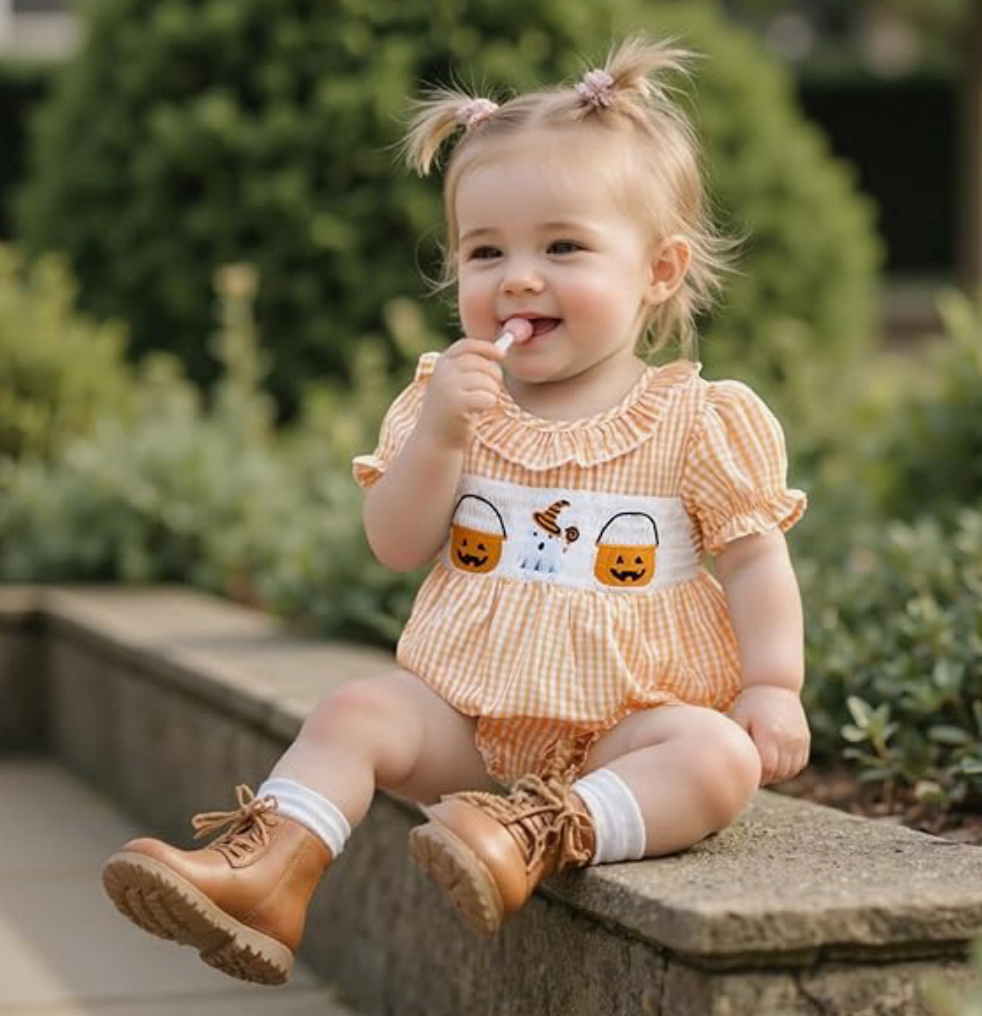 Halloween Smocked Bubble