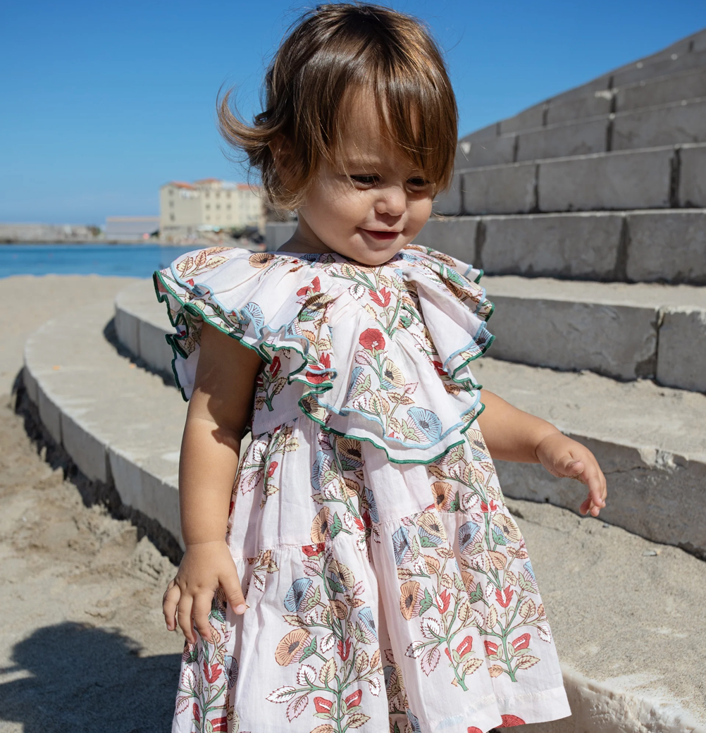 Baby Girls Raphaela Dress Set - Multi Bouquet Floral