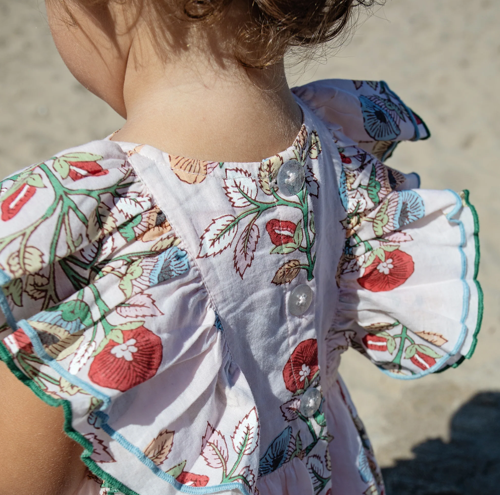 Baby Girls Raphaela Dress Set - Multi Bouquet Floral