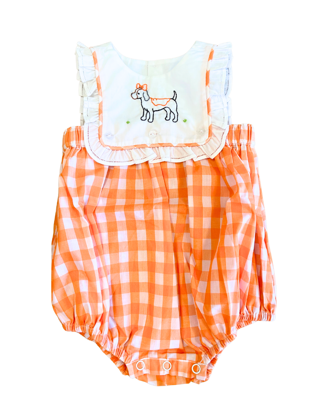 Smokey Embroidery Girl's Bubble
