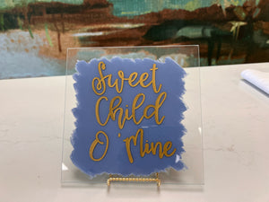Sweet Child O' Mine Blue Painting