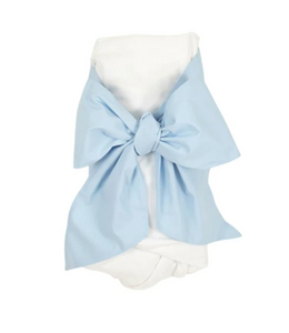 Bow Swaddle - Buckhead Blue