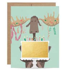 Moose Scratch-off Card