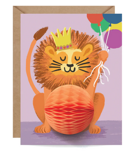 Birthday Lion Pop-up Card